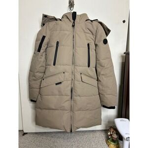 Noize Cruelty Free Outerwear Coat XS‎ Faux Fur Hooded Puffer Jacket Warm